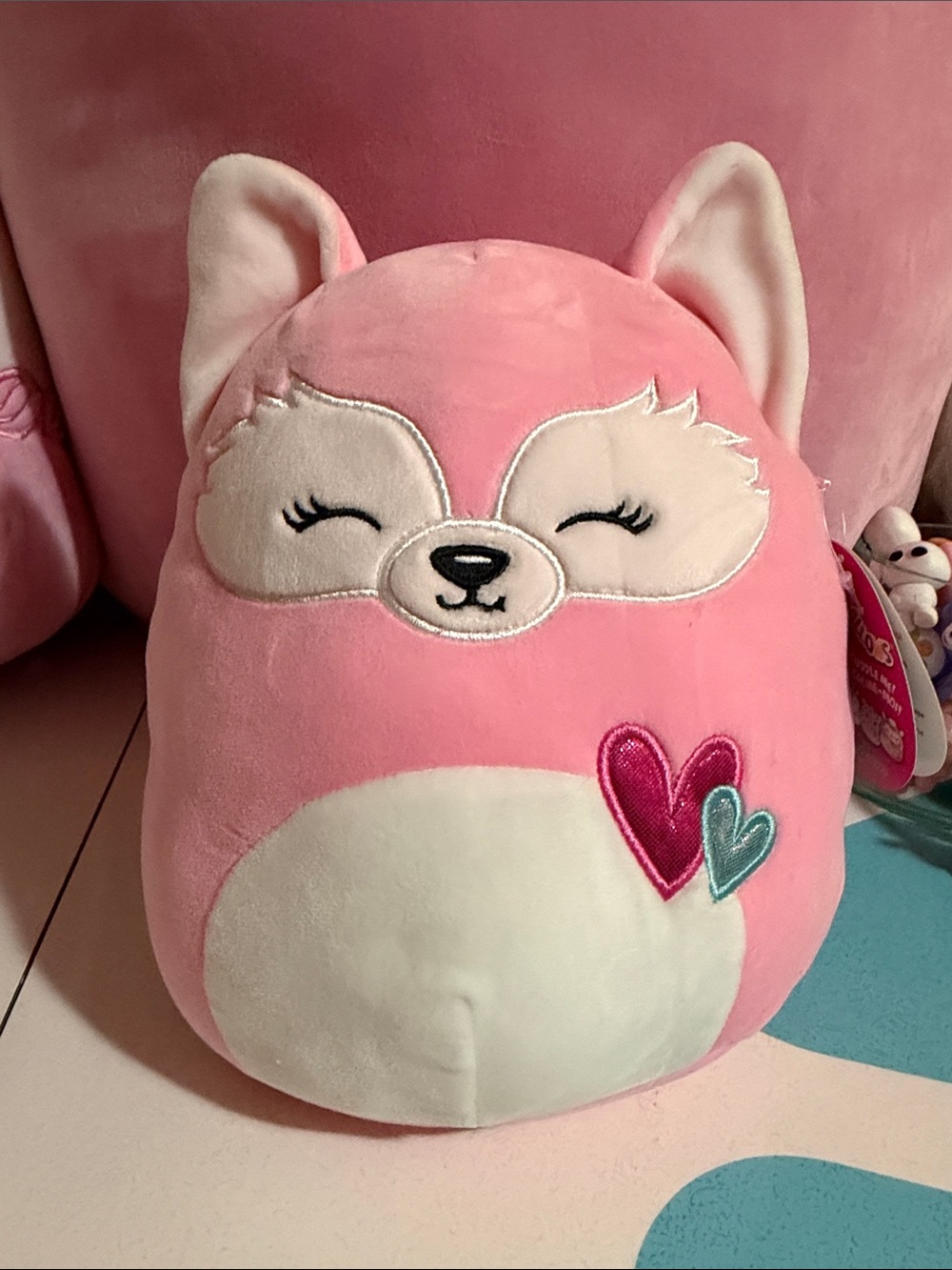 Squishmallows Flora the Fox 8” - Valentines Edition